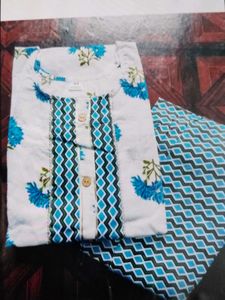 4 New Combo - Cotton Kurti Pant Set All Sizes