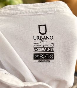 Men's White Henley Neck T-Shirt