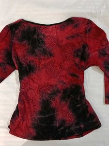 Boho Paisley Print Tunic Top