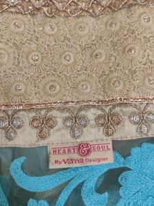 Heavy Work Embroidery And Pearl Wor