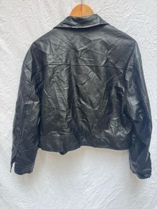 Black Faux Leather Jacket