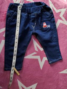 Cute Car Design Jeans for Baby
