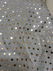 Sparkly Silver Sequin Top