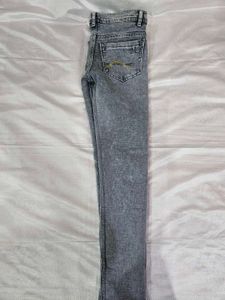 Men's Grey Washed Jeans