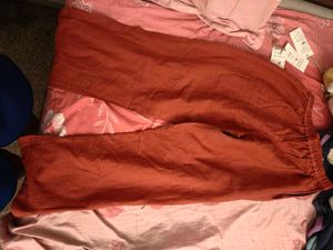 linen Terracotta Pants
