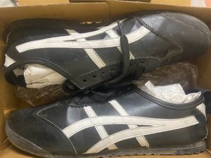Tiger Shoes 1st Copy…black With White Strip