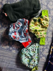 bundle of Baby Cloth Diapers - Pack 3