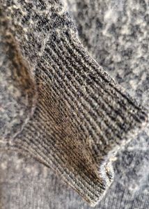 Embroidered Wool Cardigan