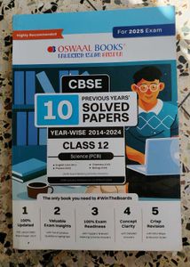 CBSE Class 12 Science Solved Papers