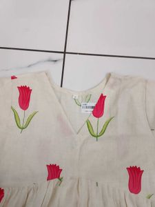 Trending Tulip Print Alia cut short kurti
