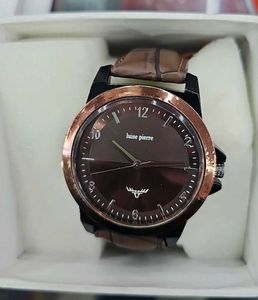 Luise Pierre Brown Leather Watch