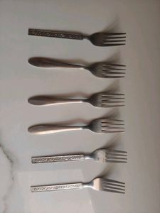Set of 6 Vintage Forks