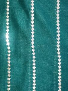 Elegant Green Georgette partywear saree