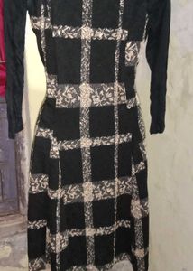 Stylish Black Dress and Top Set