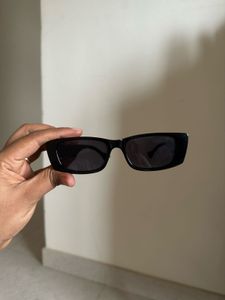 Stylish Black Rectangular Sunglasses