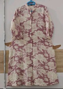 Purple Co-ord Floral Kurta Set