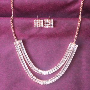 Beautiful Multi Layer necklace With Earrings...