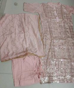 silk suit set with dupatta