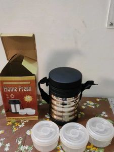 Home Fresh Stainless Steel Food Carrier (New)