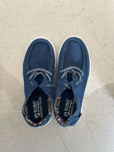 Blue Skechers Bobs Casual Shoes