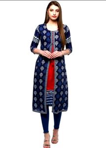💙 Jacket Style Kurta