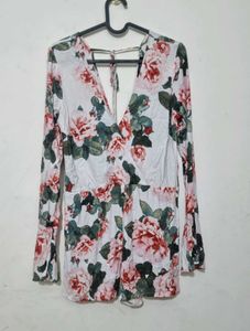 Forever 21 Floral Romper