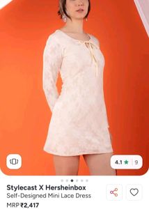 Stylecast X Hersheinbox Mini Lace Dress