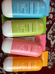 DOT &amp; KEY Sunscreen Lot 4