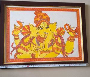 Framed Ganesha Painting