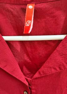 Elegant Red Maxi Dress