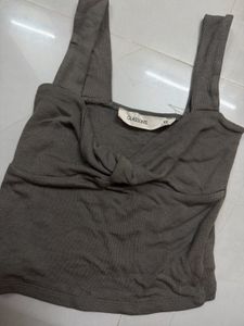 Stylish Grey Knit Top
