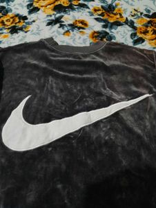Nike Velour Crewneck Sweatshirt