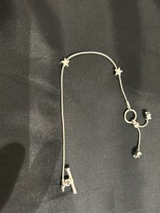 Silver Star &amp; Cannon Charm Bracelet