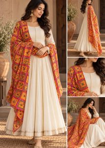 Brand new festive Elegant Colorful Dupatta