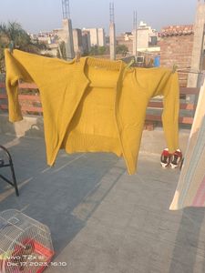 Madame Mustard Yellow Knit Zip-Up Cardigan