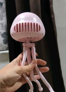 Cute Octopus🐙Mini Fan with flexible tripod stand