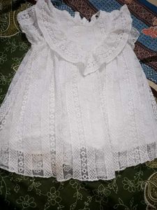 White Lace Dress for Girls