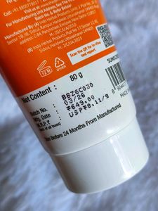 The Derma Co SPF 50++++ Sunscreen 80g