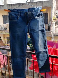 Dark Blue Denim Jeans