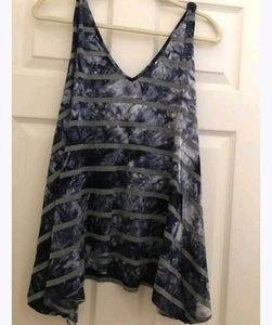 Seven Boho Tie-Dye Stripe Tank Top