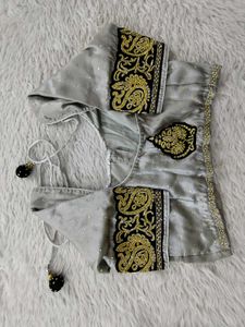 Silver With Black Saree (Women's)