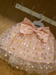 Adorable Polka Dot Tulle Skirt with Bow