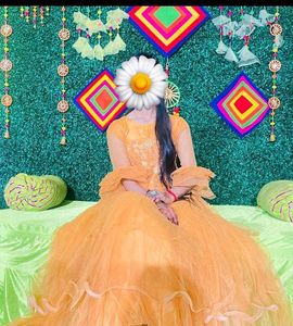 Stunning Yellow Ethnic Gown