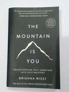 The Mountain is You Book