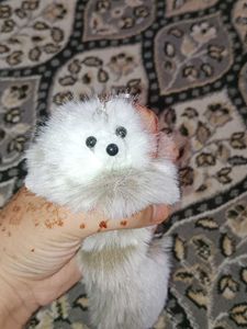 Fluffy Faux Fur Keychain