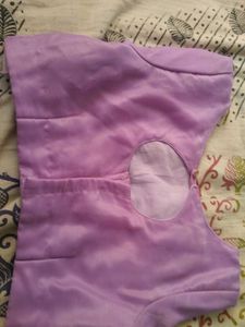 Lavender blouse and leghana.