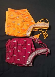 Embellished Ethnic Blouse Set