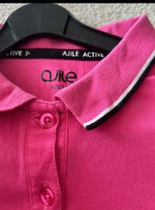 Hot Pink Collared Polo Shirt