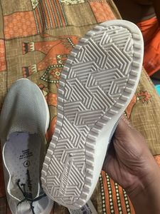 Comfortable Grey Slip-On Sneakers