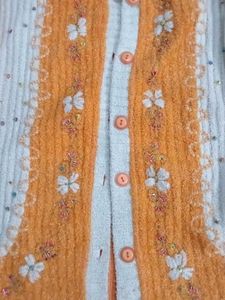 Floral Embroidered Cardigan